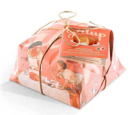 GALUP Peach Apricot Almond with Chocolate panettone 750g 蜜桃杏桃巧克力潘尼朵尼