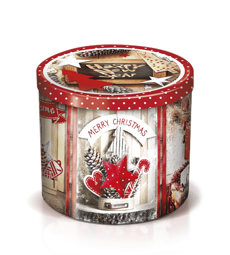 BALOCCO 桶装經典乾潘板尼朵 Panettone Classic "CHRISTMAS" Tin 750g