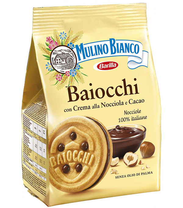 義大利 Mulino Bianco Baiocchi 260g 榛果巧克力夾心餅乾